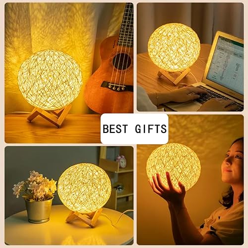 Miniatura 5 de Lámpara de globo con bola de cristal radiante Luz nocturna Tu lámpara de globo definitiva para dormitorio Abraza un brillo sutil con LED, ideal como