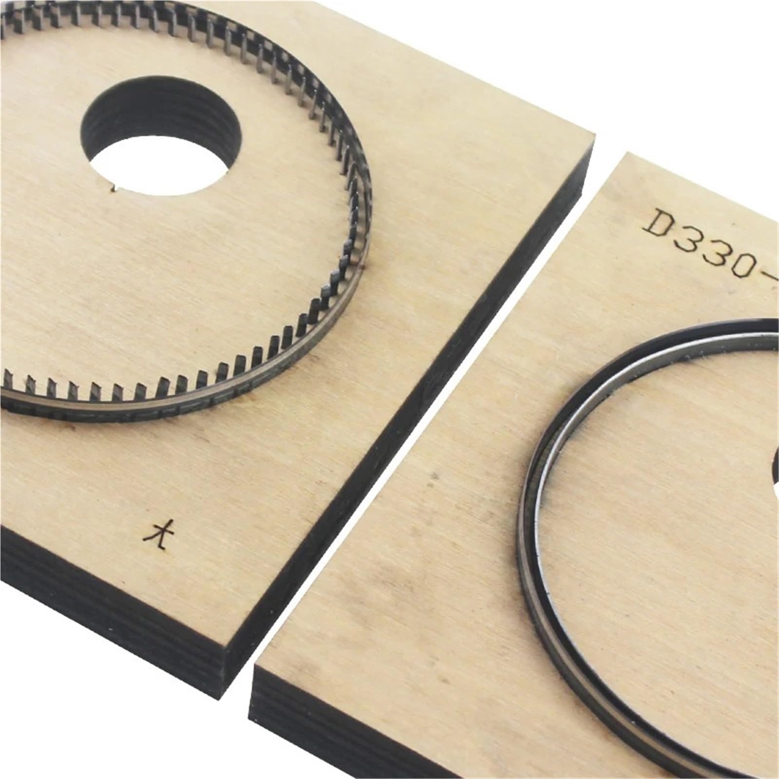 Troquel de corte Circular de hoja de acero japonés Premium for manualidades de PU, papel y silicona, molde cortador redondo duradero, 1 ud.(250mm)