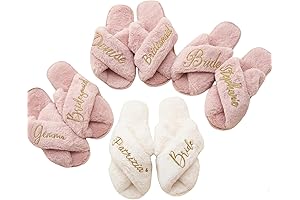Personalized Monogram Slippers for Women