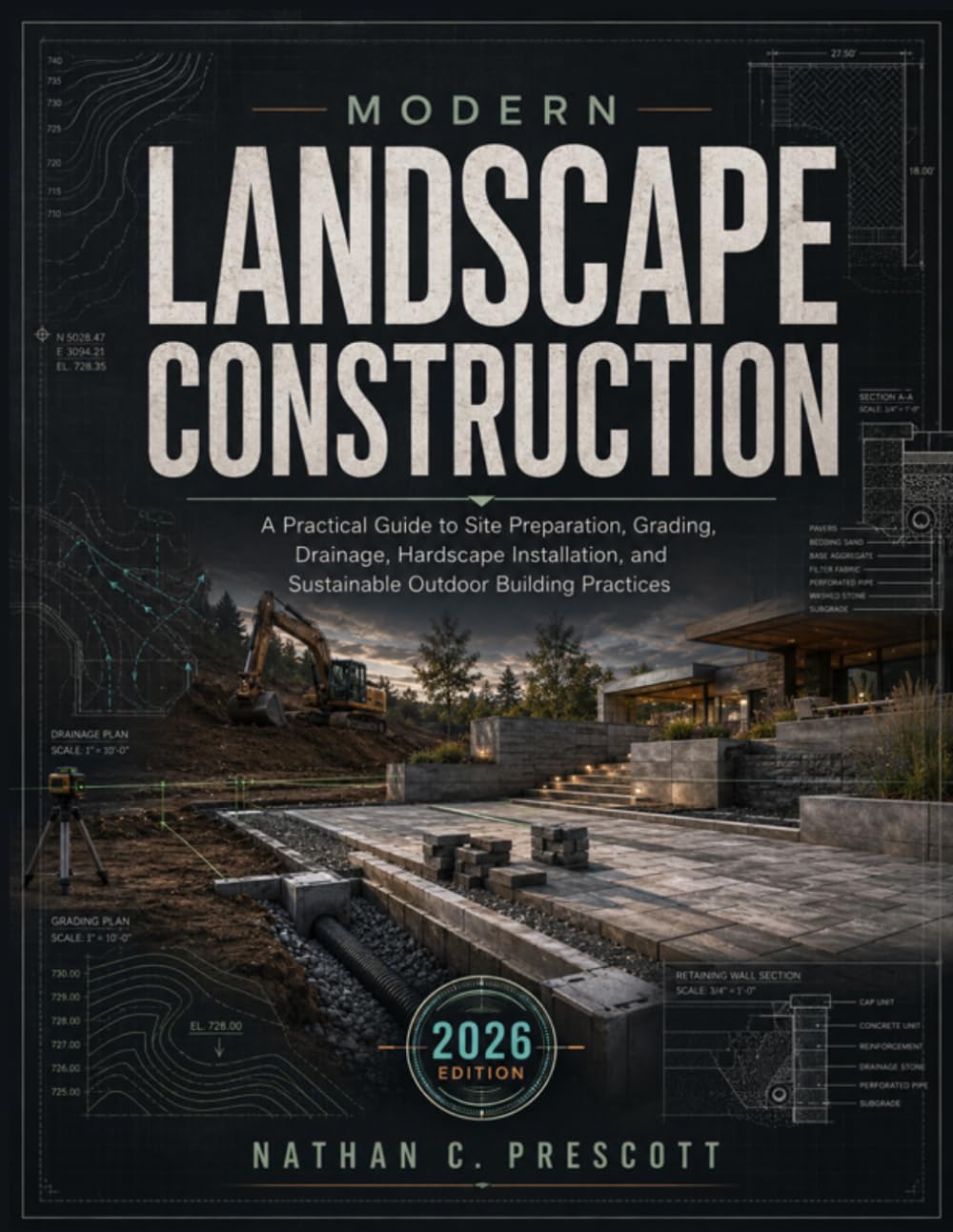 Modern Landscape Construction: A Practical Guide to Site Preparation, Grading, Drainage, Hardscape Installation, and Sustainable Outdoor Building Practices