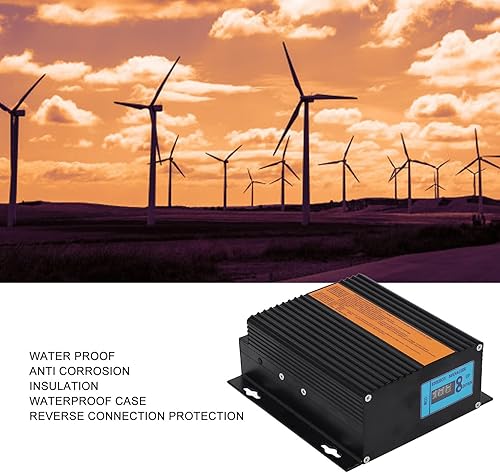 Miniatura 7 de Controlador de carga solar eólica, 12 V 100 W MPPT impermeable controlador de carga solar fotovoltaica energía eólica carga solar, controladores de