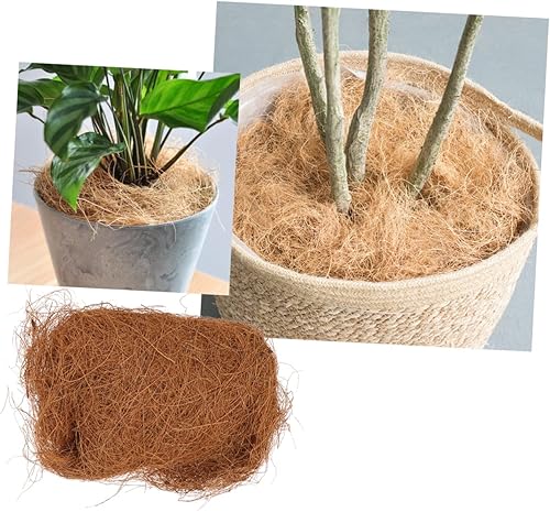 Miniatura 5 de NOLITOY Alfombrilla de coco para protección de plantas, 3 unidades, para colgar macetas, cestas de fibra de coco, alfombrillas para mantillo de
