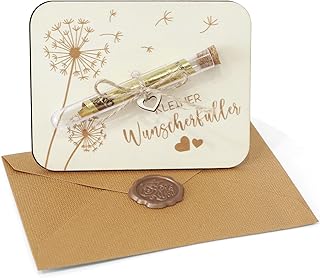 Wunscherfüller Geldgeschenke Verpackung aus Holz mit Umschlägen Lustige Geld Holz Crafts Löwenzahn Kreative Geldgeschenk Hochzeit Weihnachten Geburtstag Hochzeit Jugendweihe Reisen