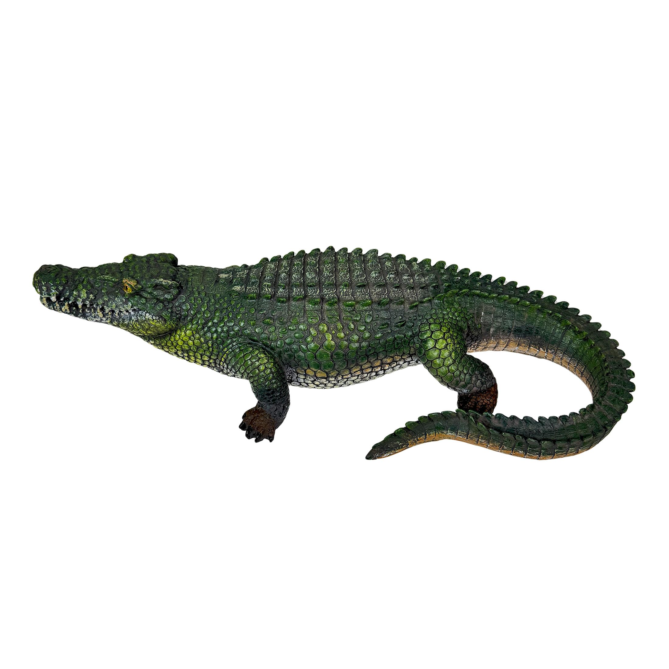 21 pulgadas Alligator Gator de Estatua de jardín Figura