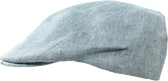قبعة الأيرلندية Linen Newsboy ، غطاء مسطح سليم للرجال ، خفيف الوزن ، اللبلاب ، Scally ، Gatsby ، Cabbie Style ، مستورد من أيرلندا