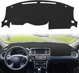 Dash Cover Mat Custom Fit for Nissan Pathfinder (Black) F157