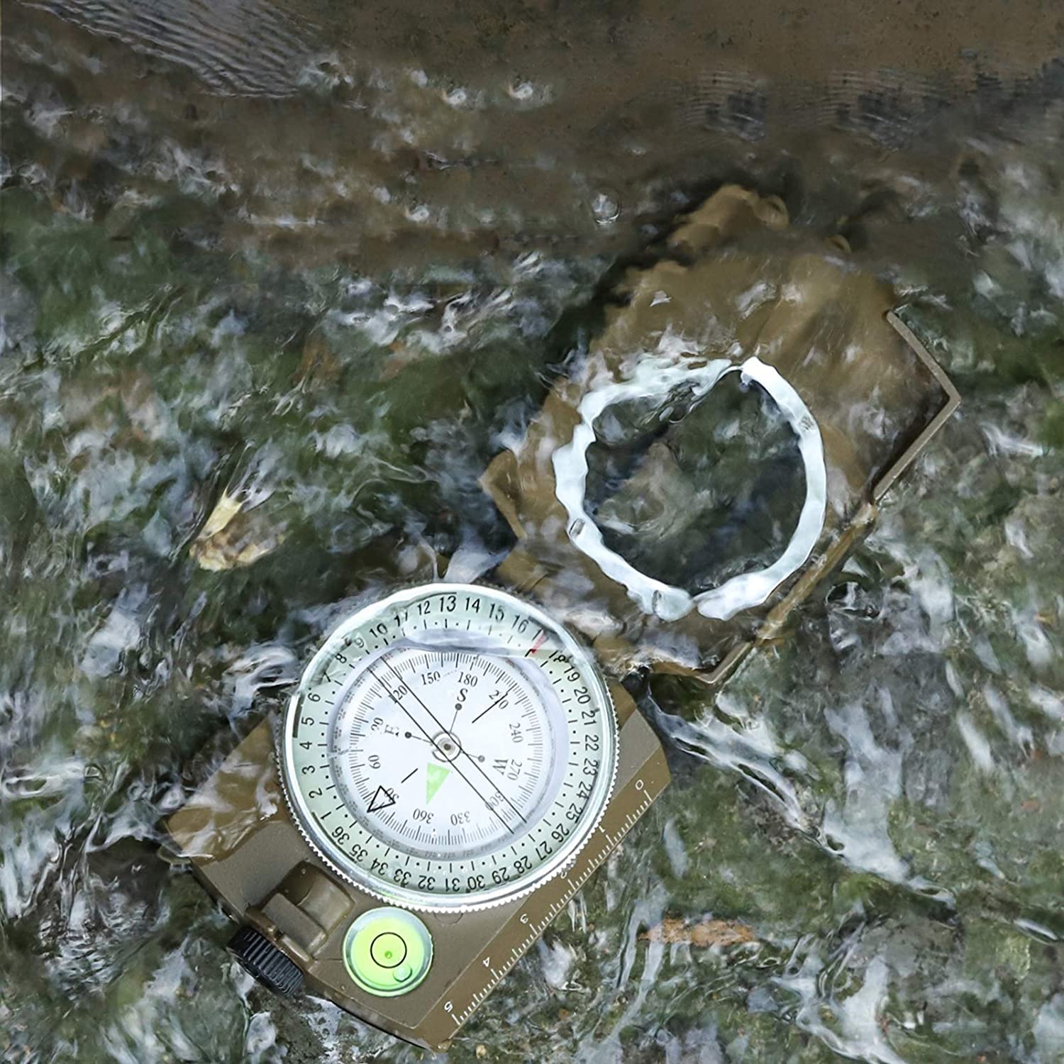 Kompas metalowy, szklany Survival Piesze wycieczki Zewnętrzny sprzęt kempingowy Kompas geologiczny Kompaktowy
