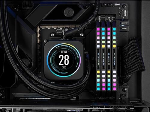 Miniatura 9 de CORSAIR DOMINATOR PLATINUM RGB DDR5 32 GB (2 x 16 GB) DDR5 5600 MHz CL36 AMD EXPO Intel XMP iCUE Memoria de computadora compatible - Gris