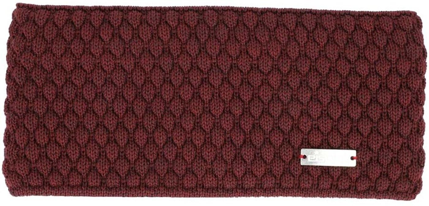 Eisglut Stirnband Minal Merino, bordeaux