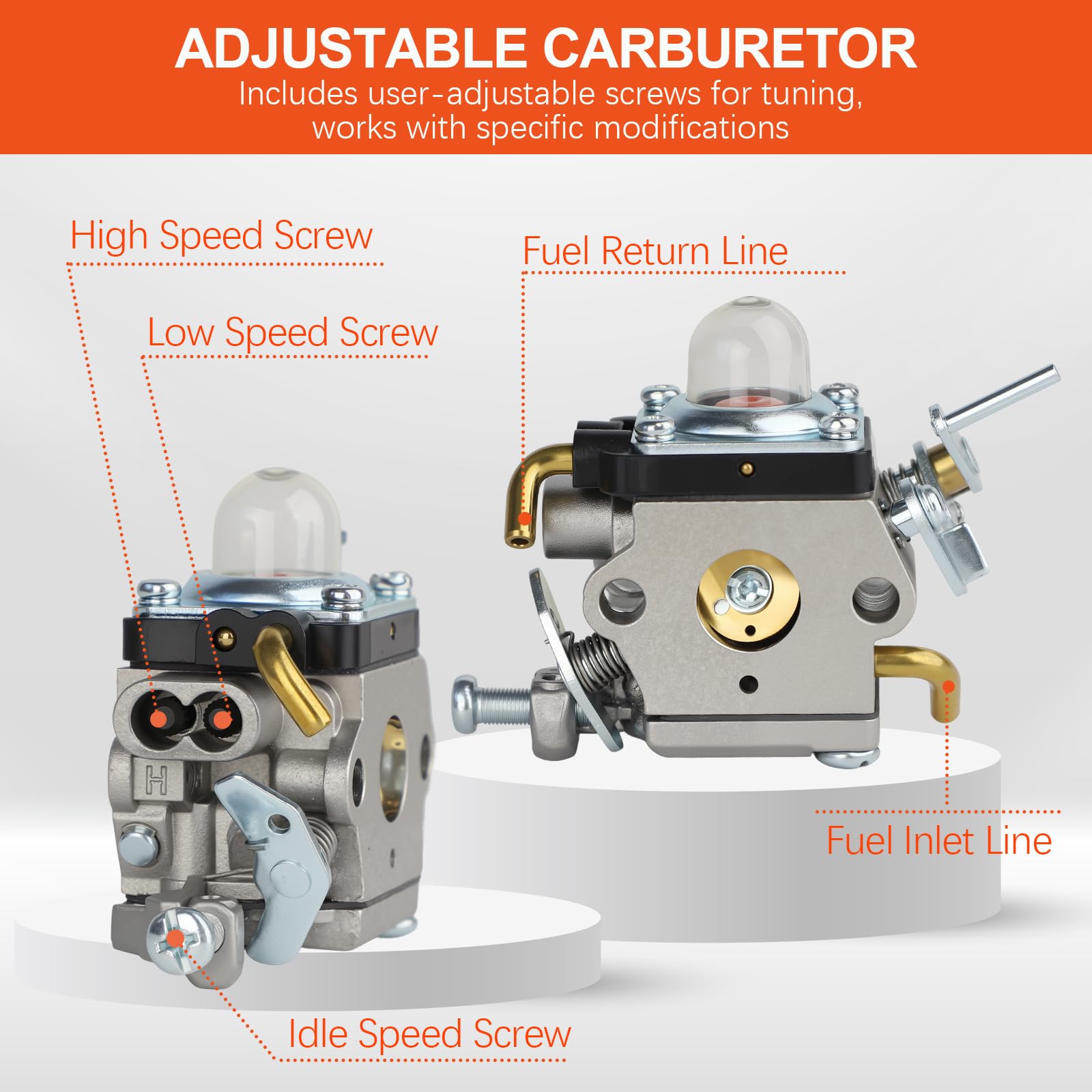 Amazon.com: 574386701 Carburetor for Husqvarna 122LK 122LD 122LDX