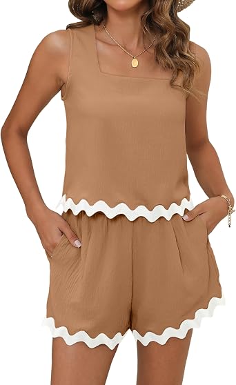 Blooming Jelly Womens Two Piece Sets Vacation Outfits Cruise Beach Summer Resort Wear Shorts Matching Sets 2025