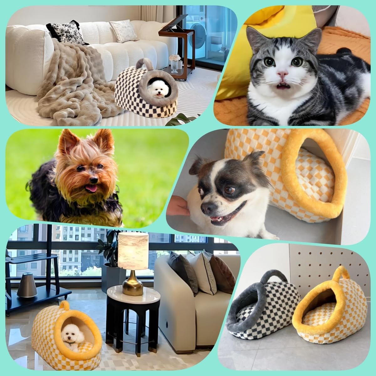 Cozy Comfort: The Ultimate Insulated Cat & Dog Bed for Year-Round Relaxation