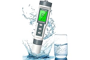 Electronic pH and TDS Tester with Accurate Water Temperature Measurement