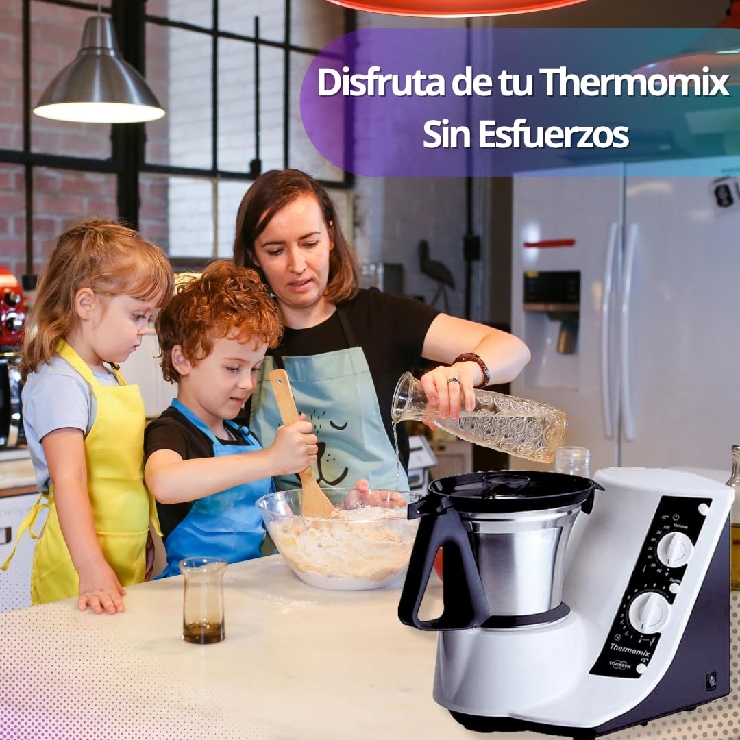 Gruppo Coltelli TM21 con 2 Guarnizioni di Tenuta Incluse – Ricambio per Vorwerk Thermomix Bimby TM21 – Lame in Acciaio Inox SUS420 – Ricambi e Accessori Bimby TM21