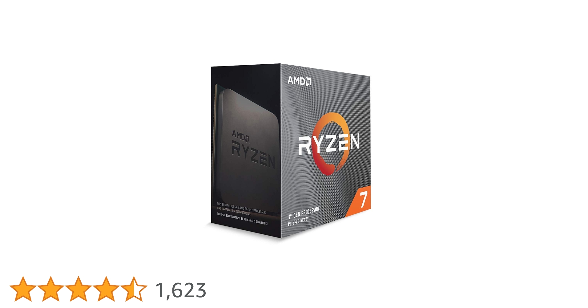 CPU AMD RYZEN 7 3800XT AMD Ryzen 7 3800X 3.9GHz 32MB Cache AM4 CPU Desktop