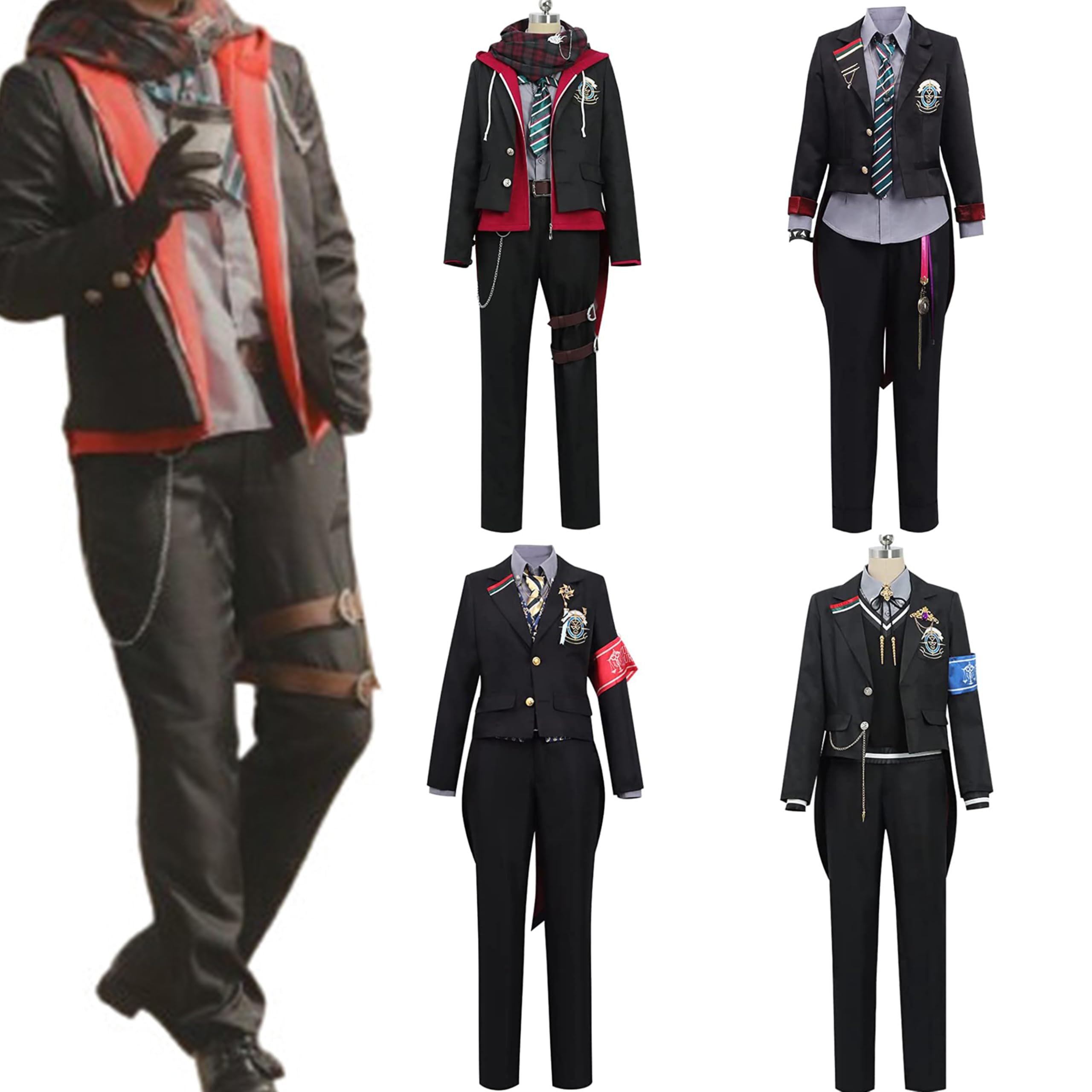 [青空COS]コスプレ衣装 風楽奏斗 四季凪アキラ 制服 渡会雲雀 セラフダズルガーデン コスプレ衣装 スーツ 舞台服 ステージ服 イベント お祭り 学園祭 文学際 ハロウィン クリスマス 忘年会