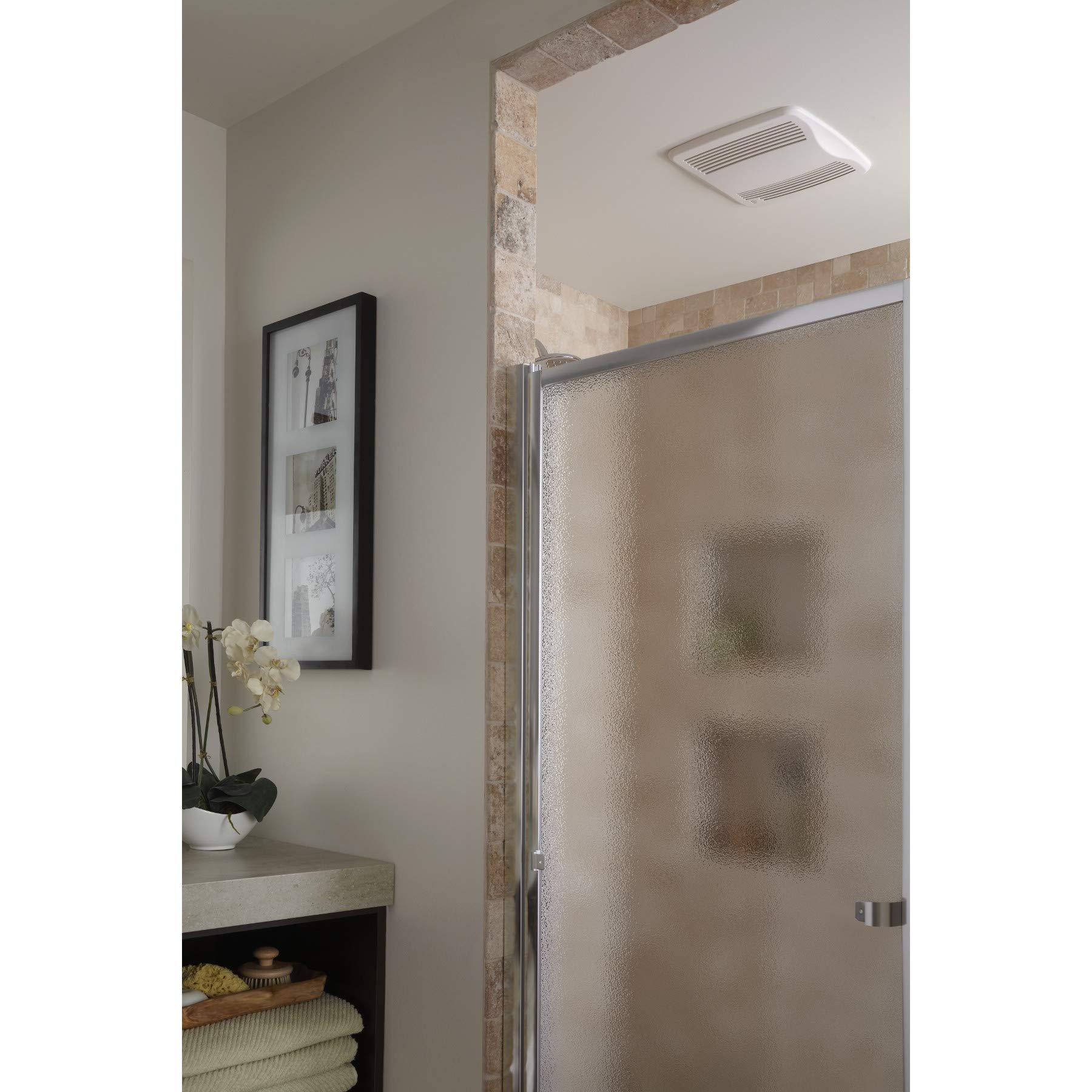 Broan-NuTone QTXE110150DCS Bath Fan, Medium, White