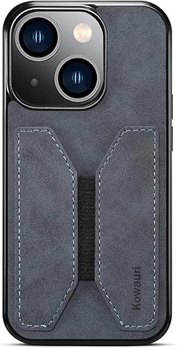 Miniatura 8 de Kowauri Funda para iPhone 15 Plus, piel sintética, con ranura para tarjeta de crédito, funda protectora ultra delgada para iPhone 15 Plus (6.7