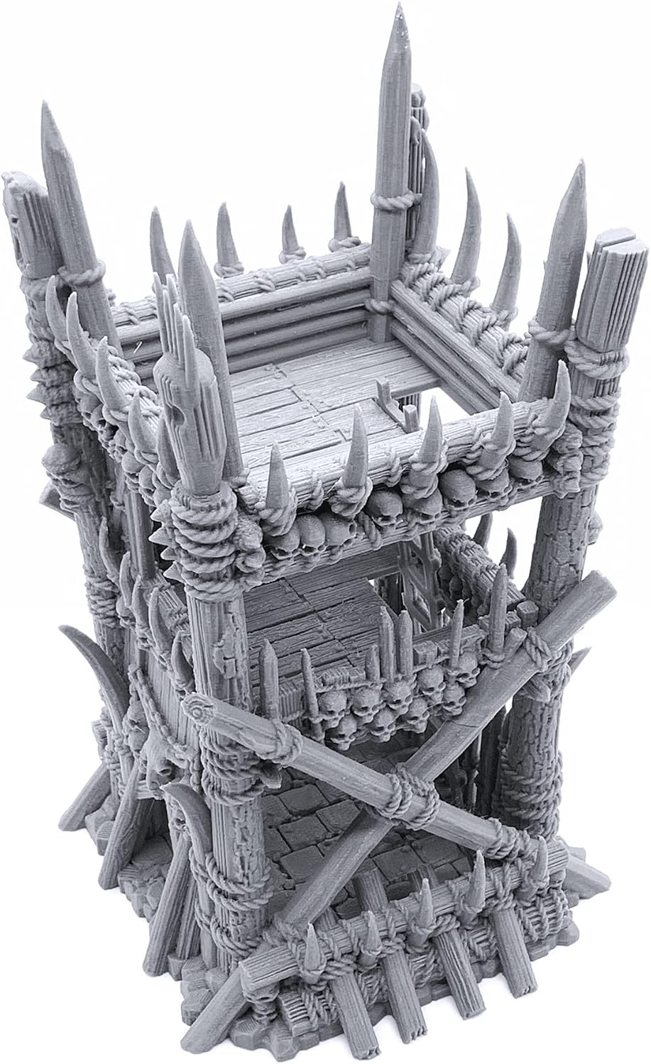 EnderToys Tribal Tower by Printable Scenery, 3D Printed Tabletop RPG Scenery and Wargame Terrain 28mm Miniatures
