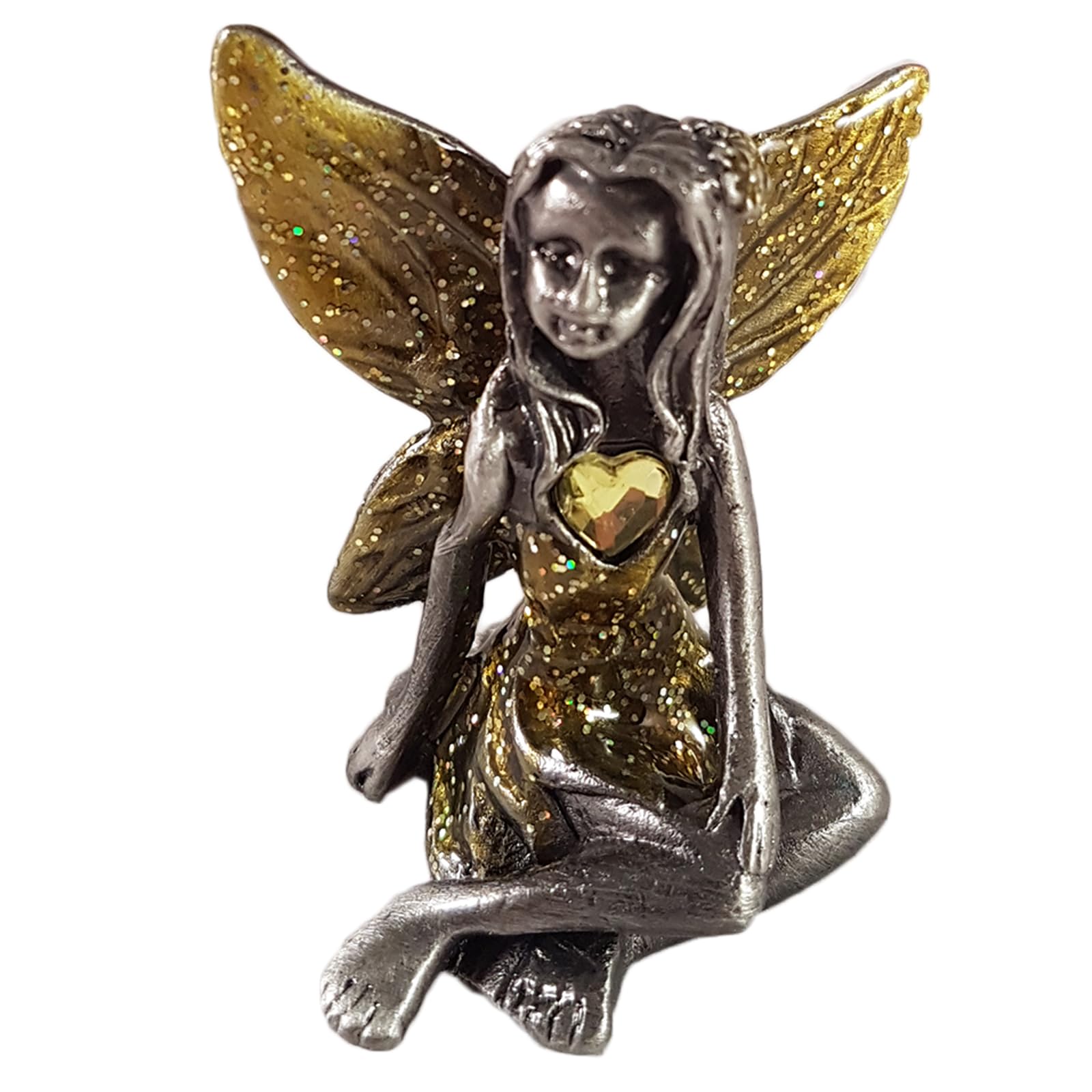 Leonardo Collection Birthstone Fairy - Pewter - Bnib - Month: November