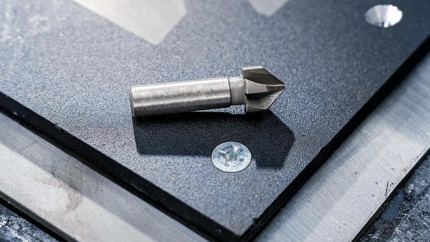 Fraise à Noyer Coniques, 22mm Diamètre, 45 Longueur Totale