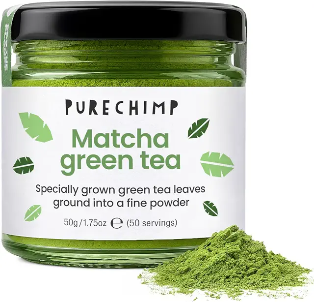 Ceremonial Grade Matcha Green Tea Powder 50g | Pesticide Free | Recyclable Glass Jar