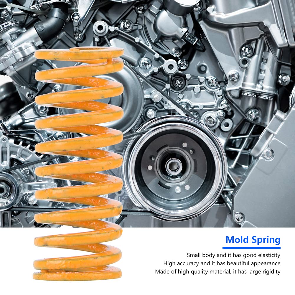 Steel Yellow Coil Spring High Accuracy Stamping Metal Dies for Elastic Motion Equipment Automotive Fields (TF8*20mm)