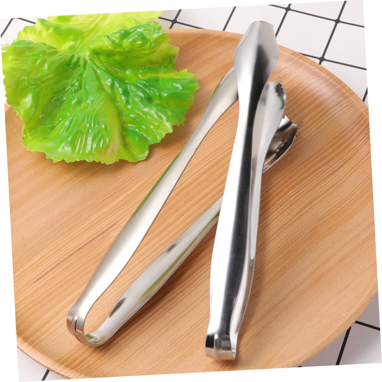 PRETYZOOM 6pezzi Pinze Per Ghiaccio Acciaio Inossidabile Utensili Da Cucina Per Servire Zollette Di Zucchero Cubetti Di Ghiaccio e Snack Feste Matrimonio o Buffet