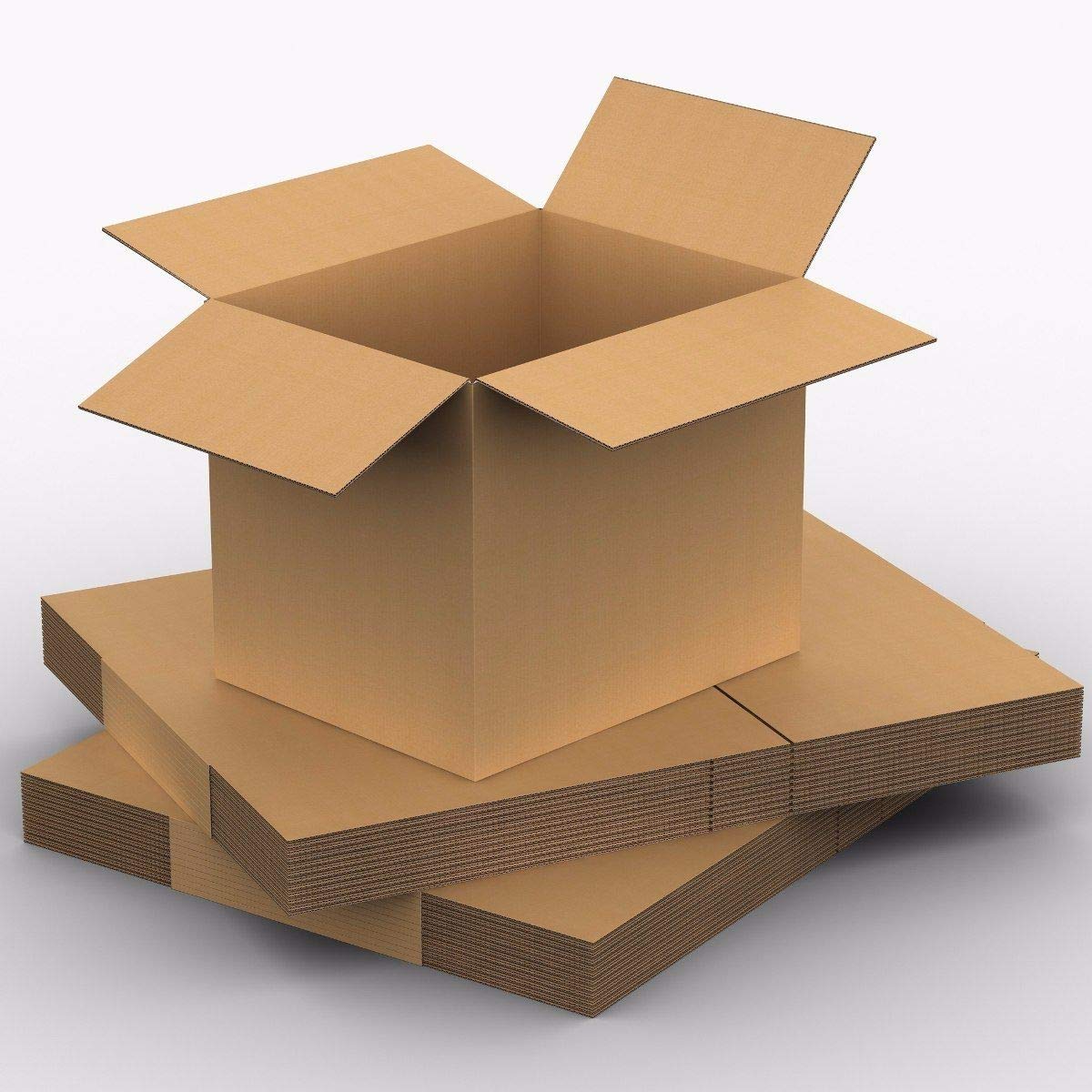Herso - Pack de 20 Cajas de Cartón 400 x 290 x 220 mm en Canal SIMPLE Reforzado - Cajas mudanza, transporte, almacenaje