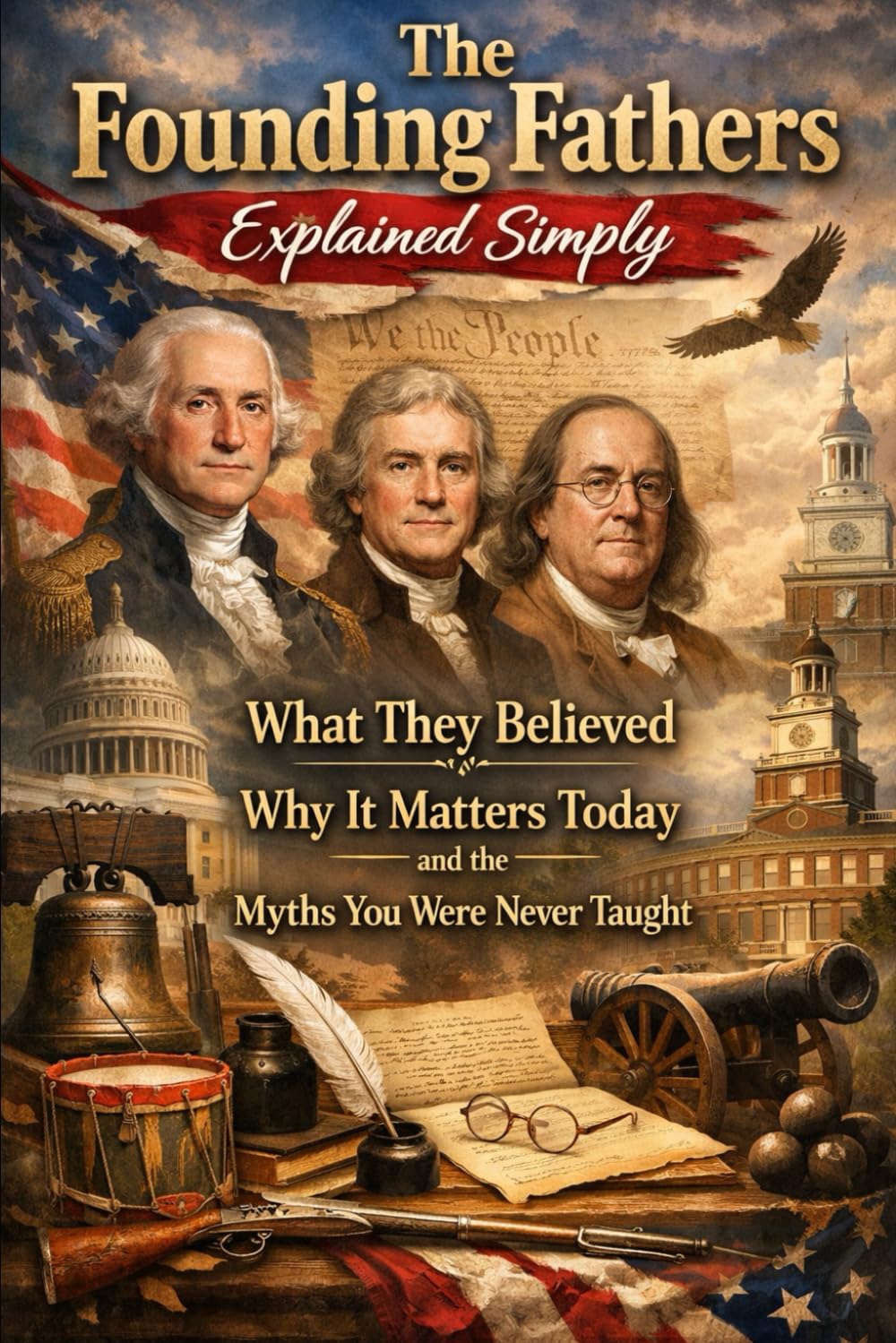 The Founding Fathers Explained Simply: What They Believed, Why It Matters Today, and the Myths You Were Never Taught