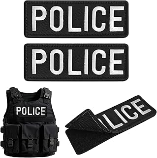 Patch, Tactical Embroidered Applique Hook & Loop Patch for Tactical Vest Uniform Jacket Caps