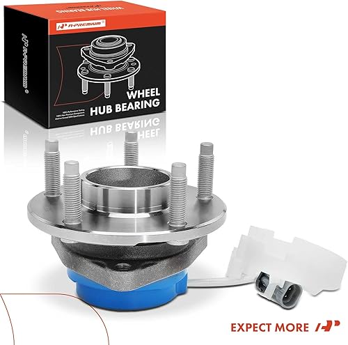 Miniatura 9 de A-Premium Cojinete de rueda trasera y conjunto de cubo con ABS y 5 lengüetas compatible con Chevrolet Corvette 1997-2008 y Cadillac XLR 2004-2008