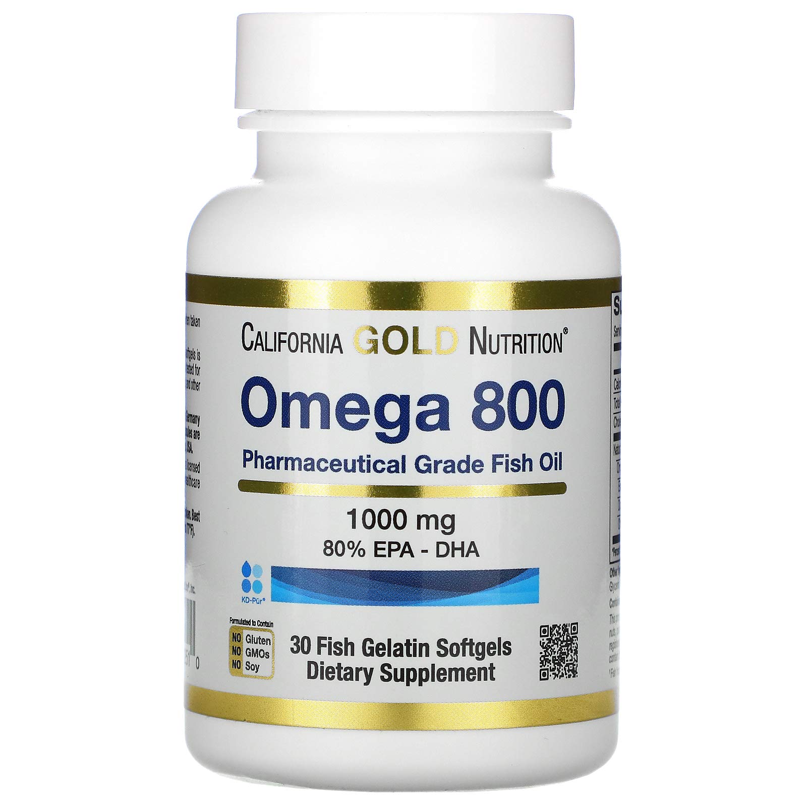 Buy Omega 800 Pharmaceutical Grade Fish Oil, 80 EPA/DHA, Triglyceride