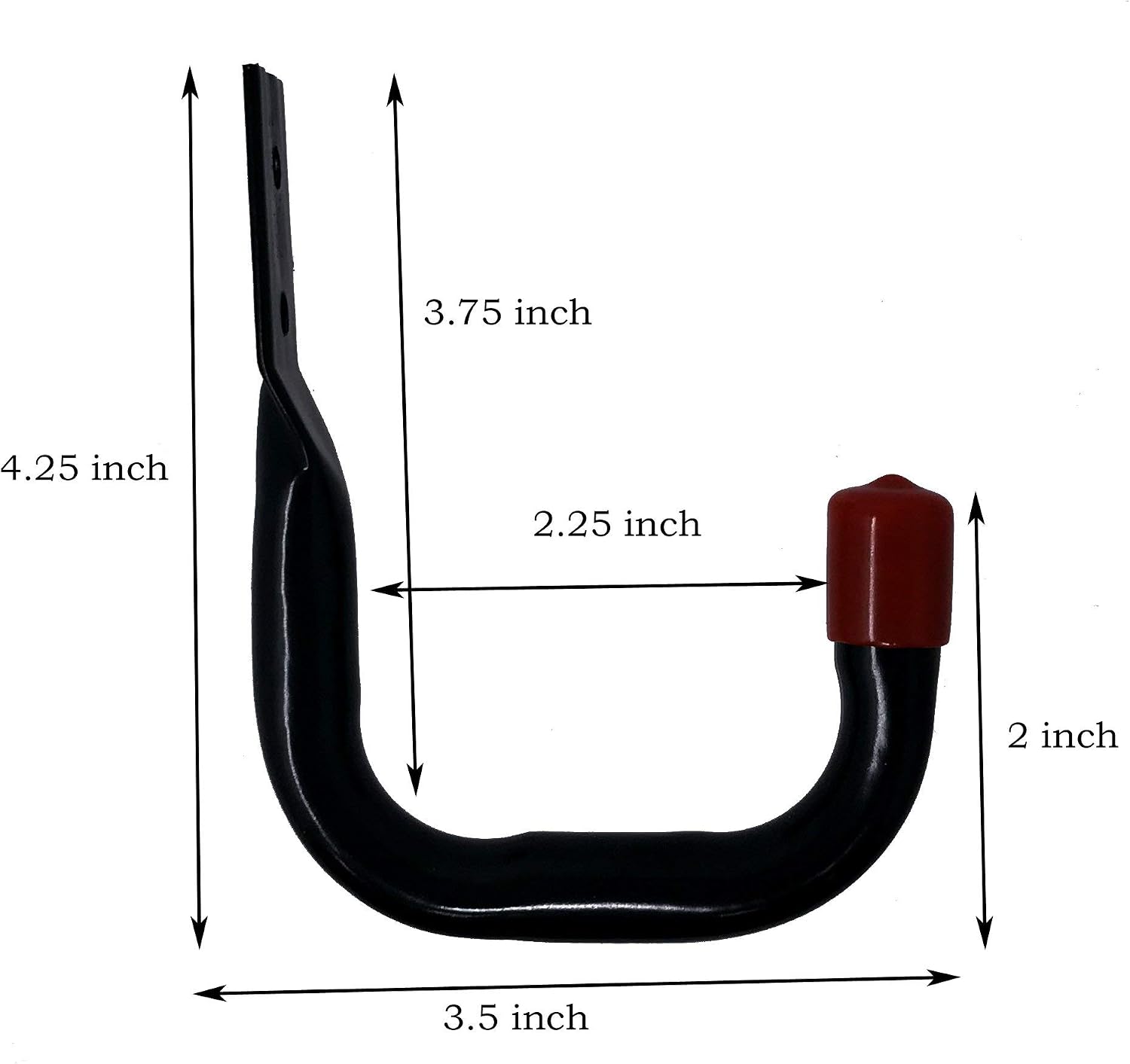 Tetra-Teknica UH-B Heavy Duty Garage Storage Utility Hooks, 3 Sizes, 6 per Each