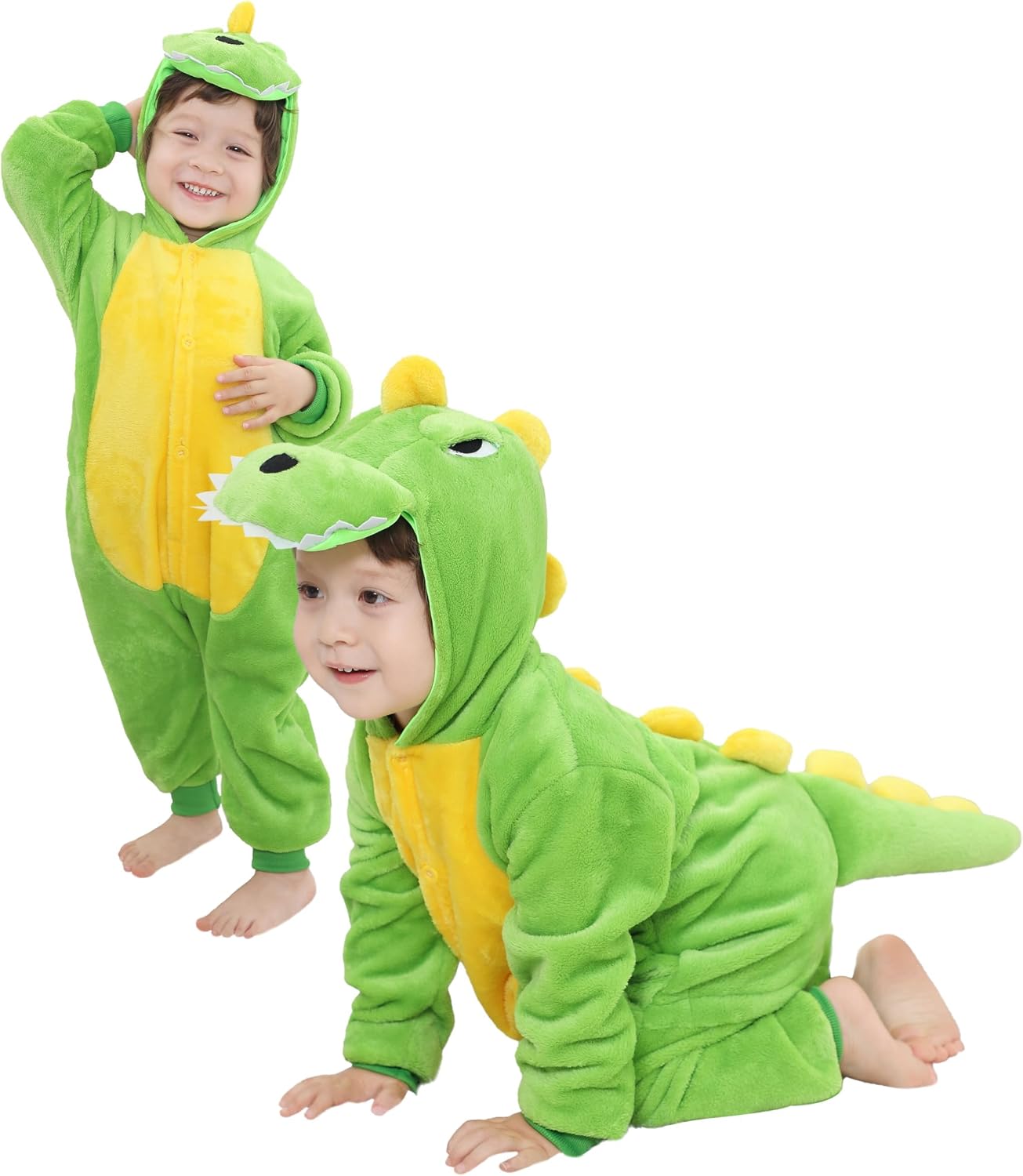 Fairycece Dinosaur Costume for Halloween Boys Girls 18M-6Y