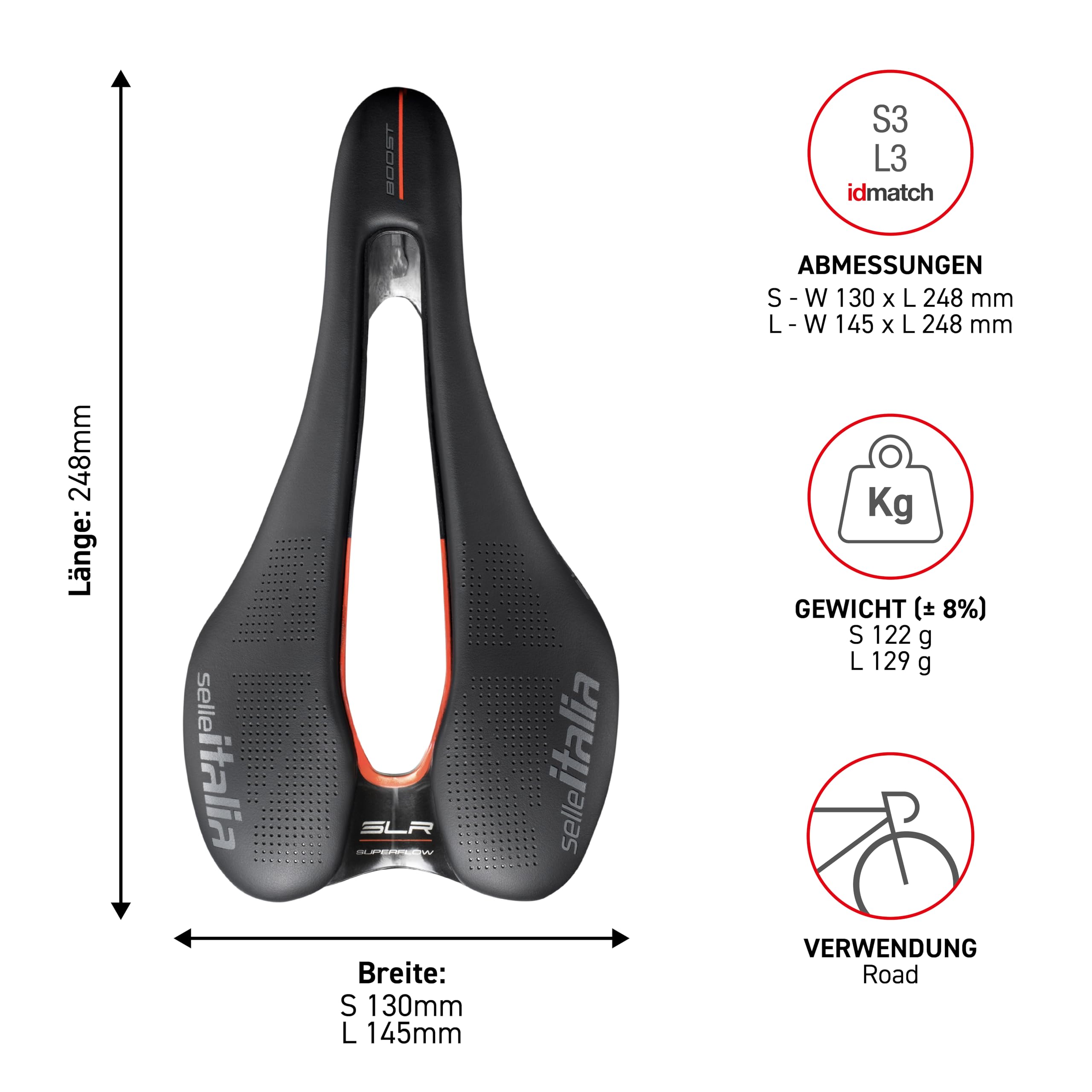 Selle Italia SLR Boost Kit Carbonio Superflow