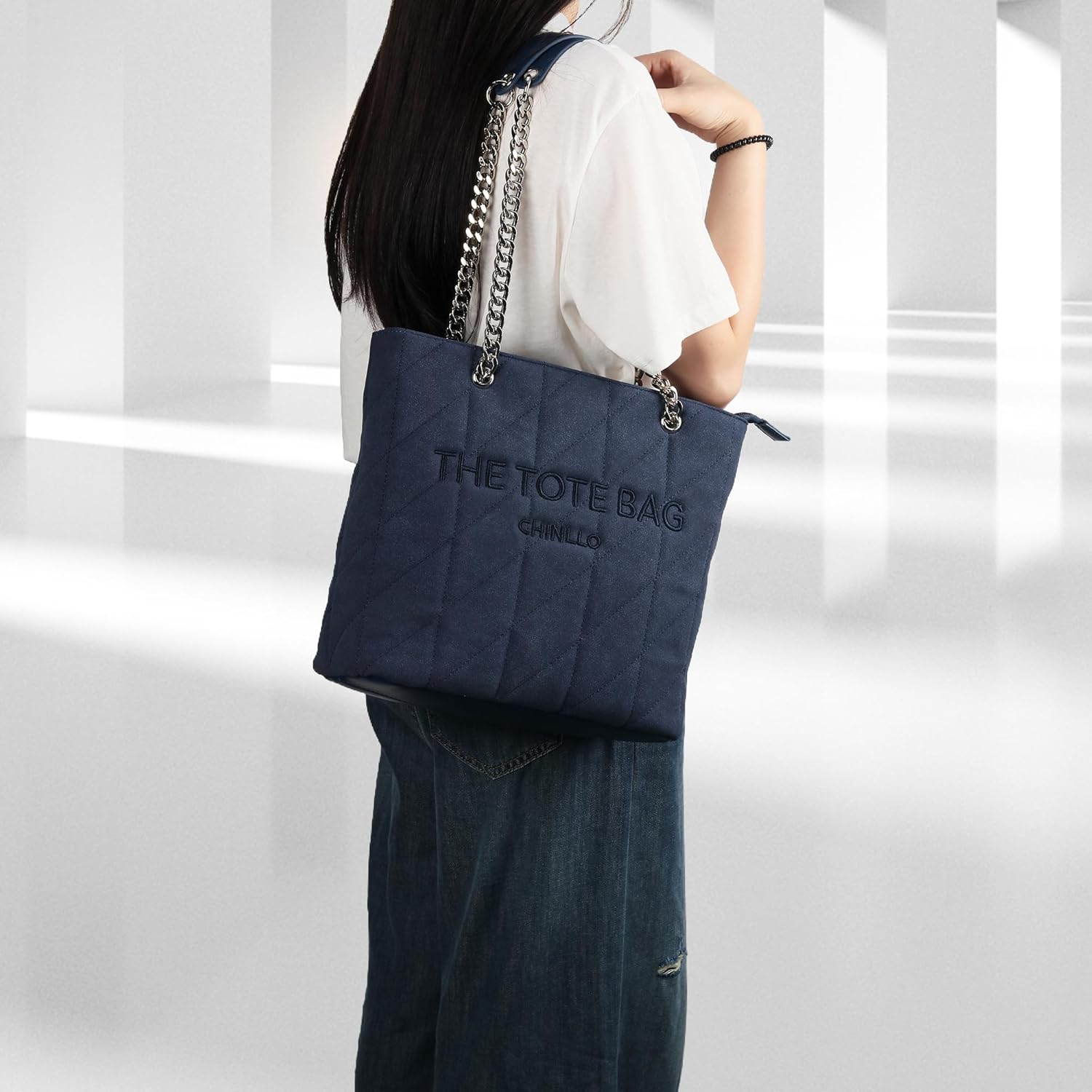 Tote Bag for Women, Medium Top Handle Handbags Purse - Image 2