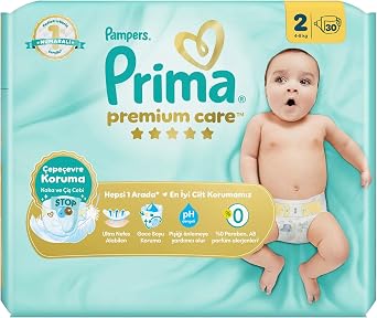 Prima Bebek Bezi Premium Care 2 Numara 30 Adet