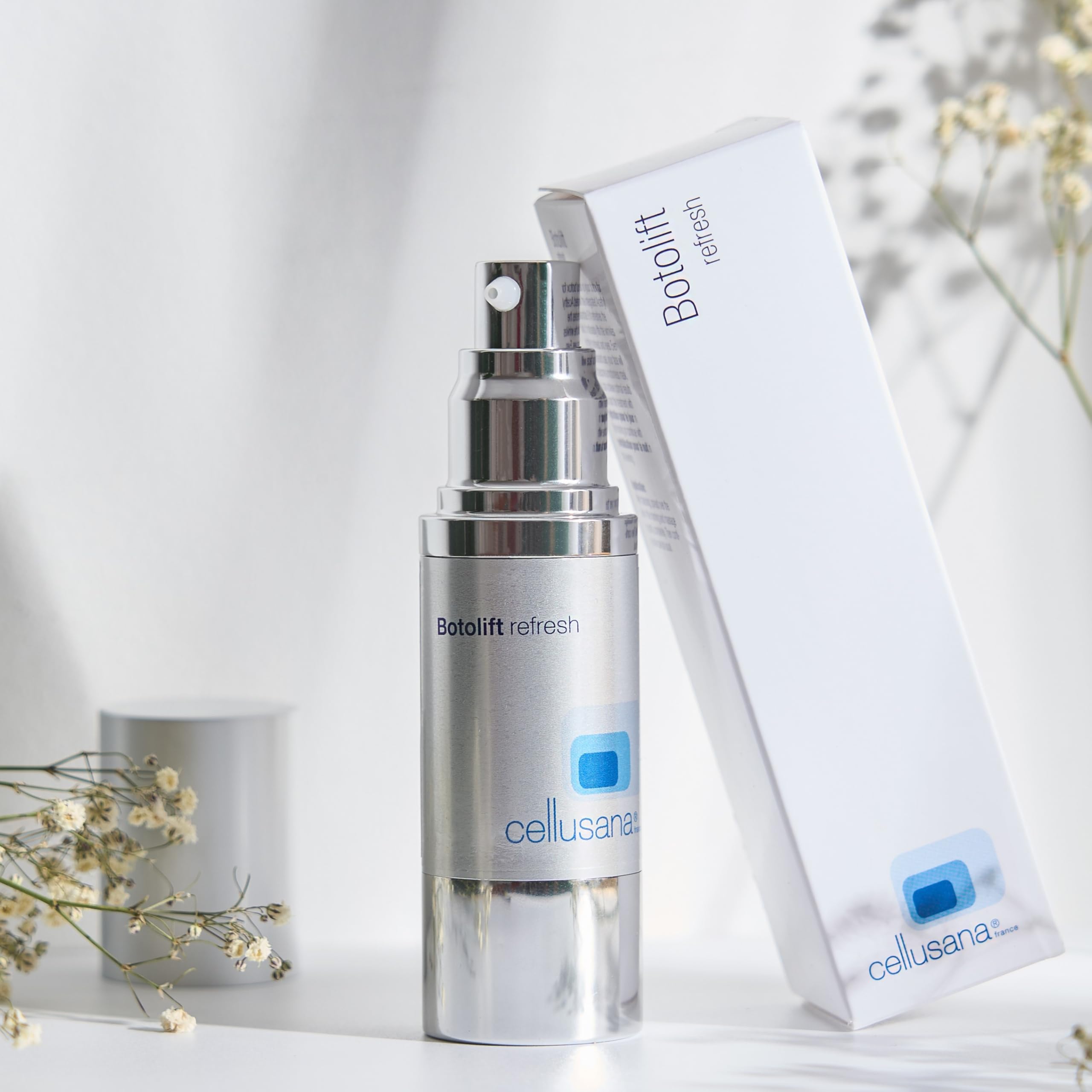 Cellusana® Botolift Refresh – Intensives Anti-Falten Serum mit Acetyl Hexapeptid-8 & Hyaluron – Mimikfalten glätten & Haut entspannen – 30ml Made in Germany