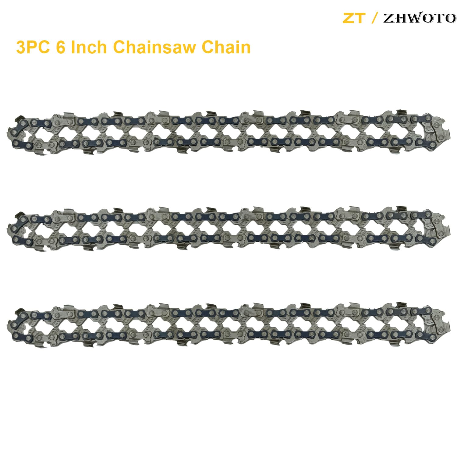 3 cadenas de repuesto de 6 pulgadas para Makita XCU14 - T-05907/cadena de motosierra de 6 pulgadas para KOBALT KMCS 1024A-03