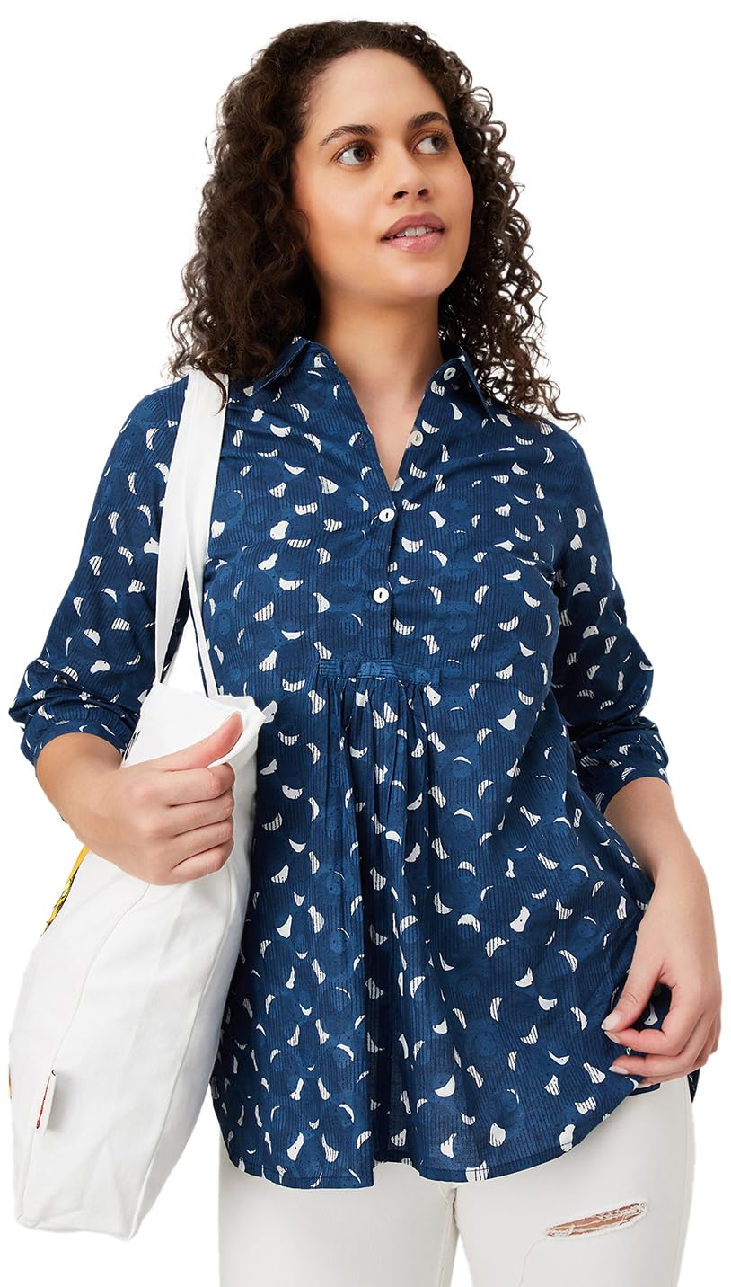 max Women's Cambric Regular Fit Casual Kurta-picture-14