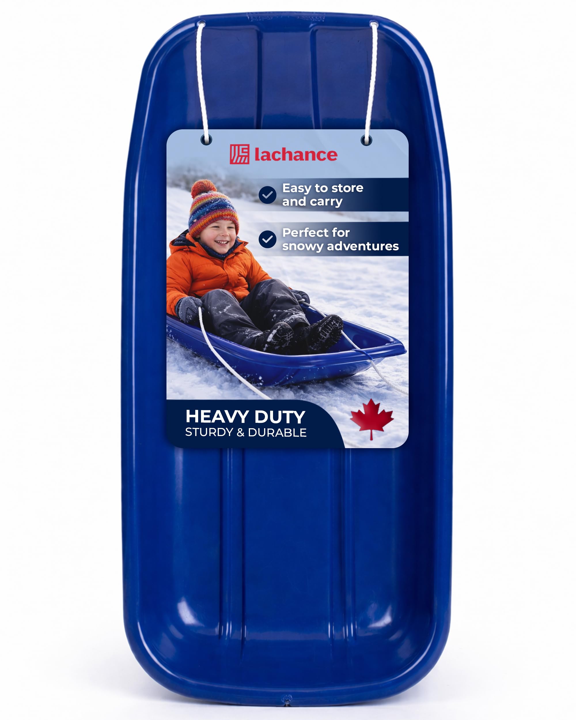 【新品未開封】Summer End Tobogganing Record Toboggan Snow Sled for Kids, 37” Lightweight & Durable Toboggan
