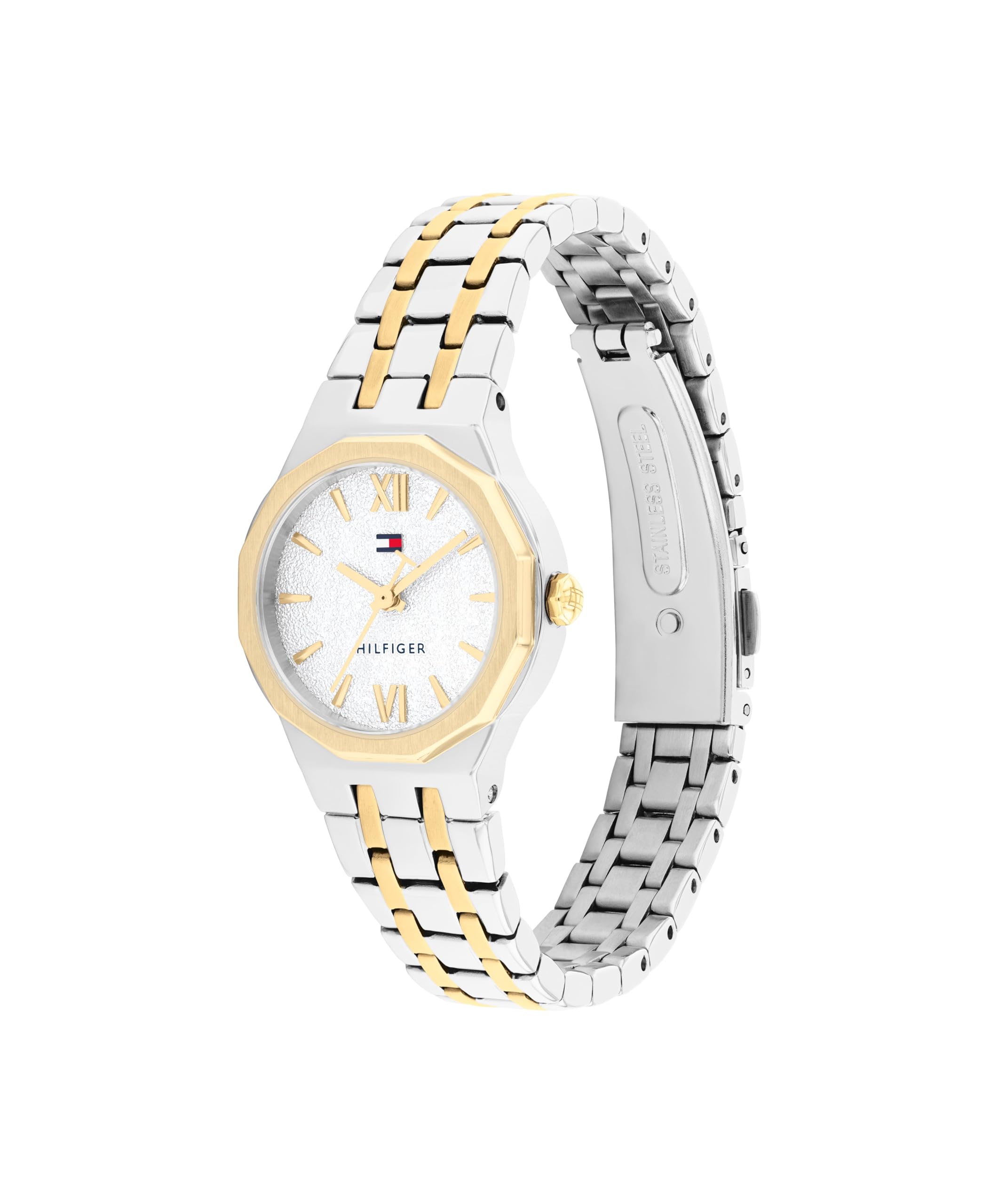 Tommy Hilfiger Reloj con Movimiento de Cuarzo de Tres Manecillas - Disponible en versión con Correa de Acero Inoxidable o de Silicona