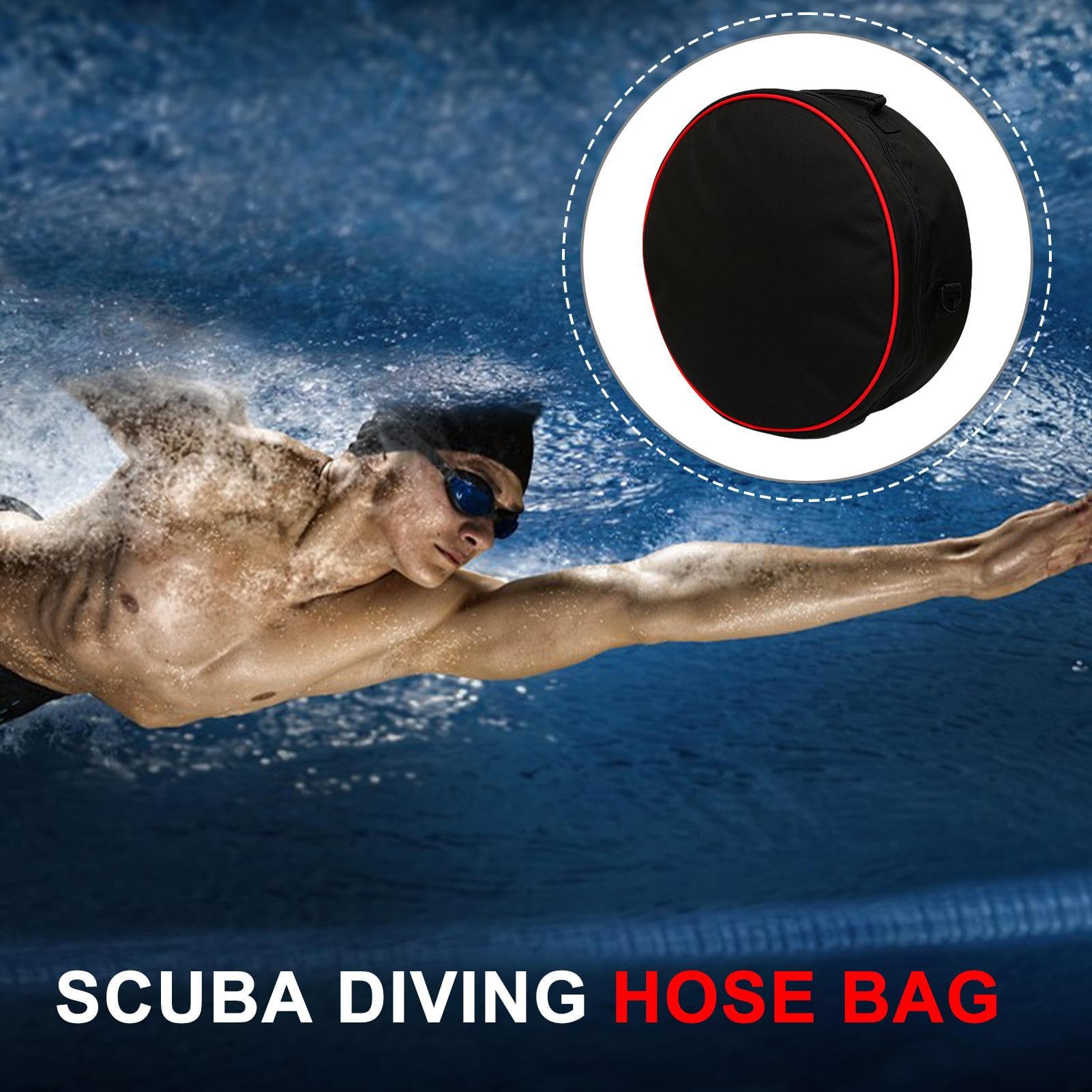 Snorkeling Snorkeling, Borsa Regolatore Scuba - Custodia Protettiva Dimmer Portatile | Snorkeling Accessors Di Conservazione, Design Cerniera Con Tracolla Desmon