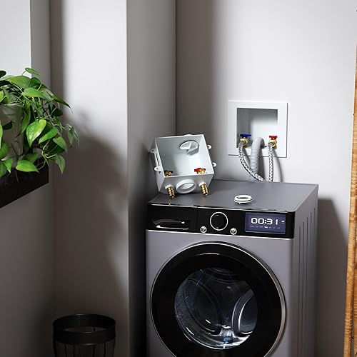 Miniatura 6 de SUNGATOR Pex A - Caja para lavadora, entrada de expansión Pex A de 1/2 pulgada x salida MHT de 3/4 pulgadas, caja de salida de lavandería para