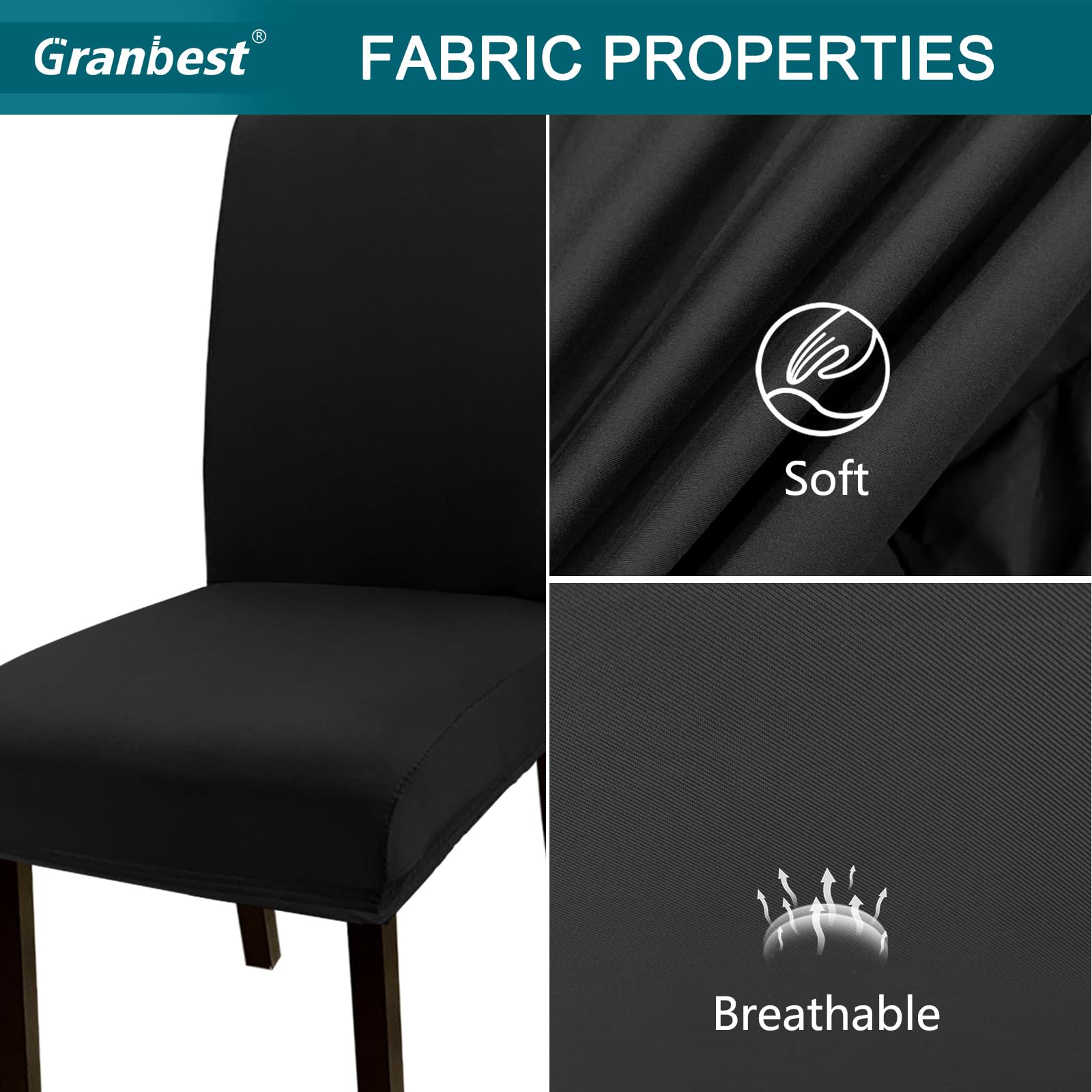 Granbest Coprisedia super elasticizzati, universali, per sedie da
