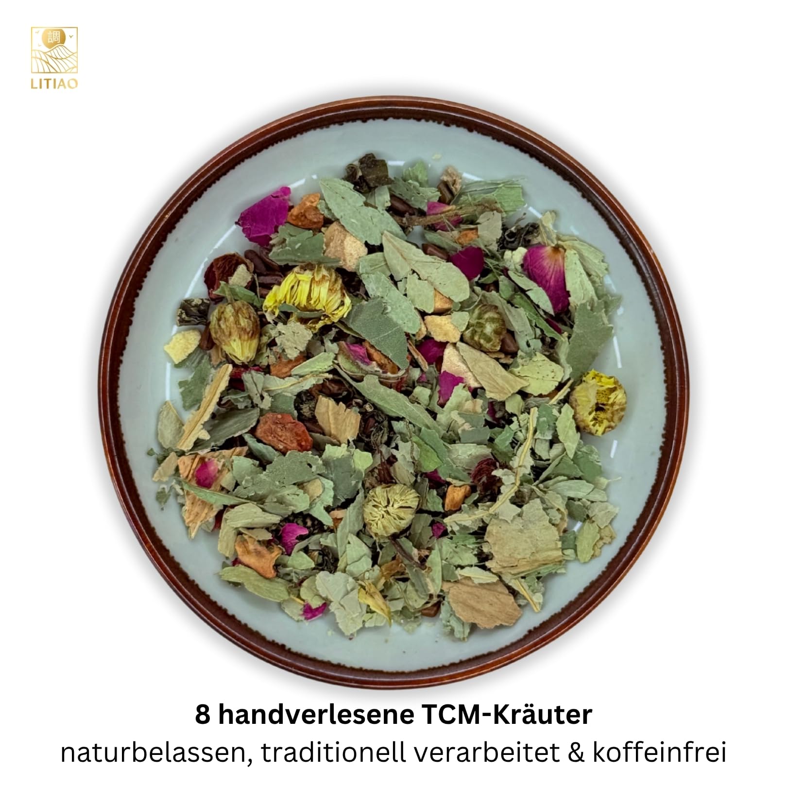 NEU - LITIAO® LEICHTIGKEIT Kräutertee mit 8 rein natürlichen TCM-Kräutern, 6er Set