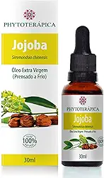 PHYTOTERAPICA- Óleo Vegetal de Jojoba -Aromaterapia -Pele e Cabelo -Ideal para peles oleosas, melhora elasticidade na primeira aplicação, reduz linhas e marcas de expressão -100% Puro, Natural -30ml