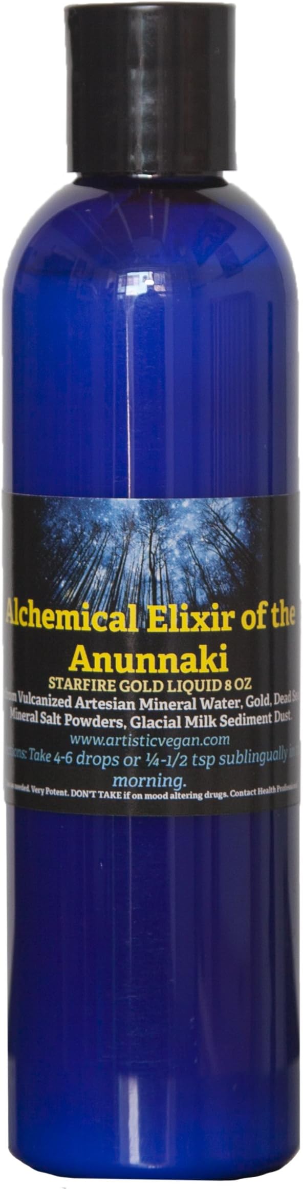Alchemical Elixir of The Anunnaki - Starfire Gold - Liquid Ormes 8 Oz