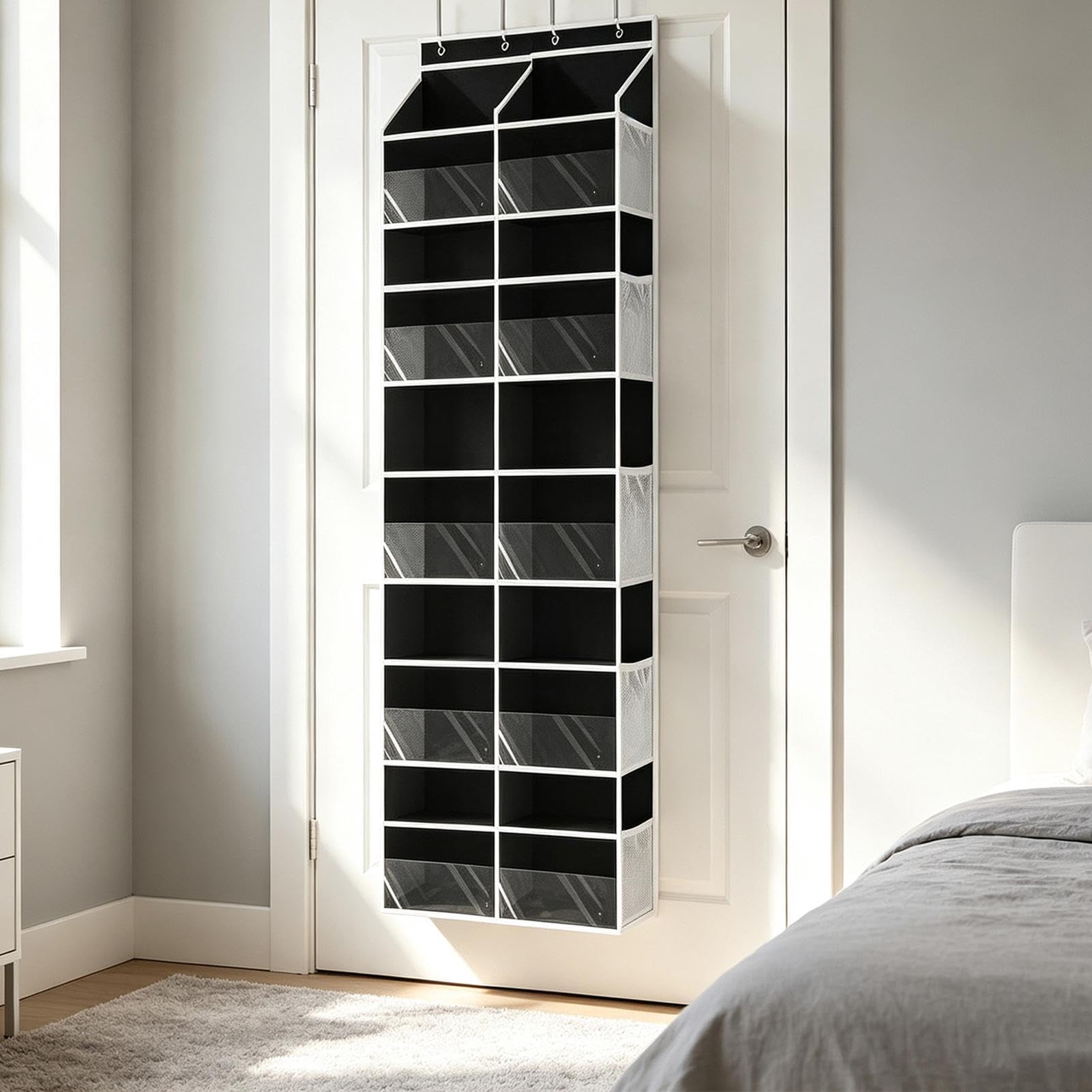 Organizzatore Porta Per Borse Cestino Scaffale Cucina Multitasca | Contenitore per peluche, per doccia, camera da letto, cucina, cameretta dei bambini, bagno